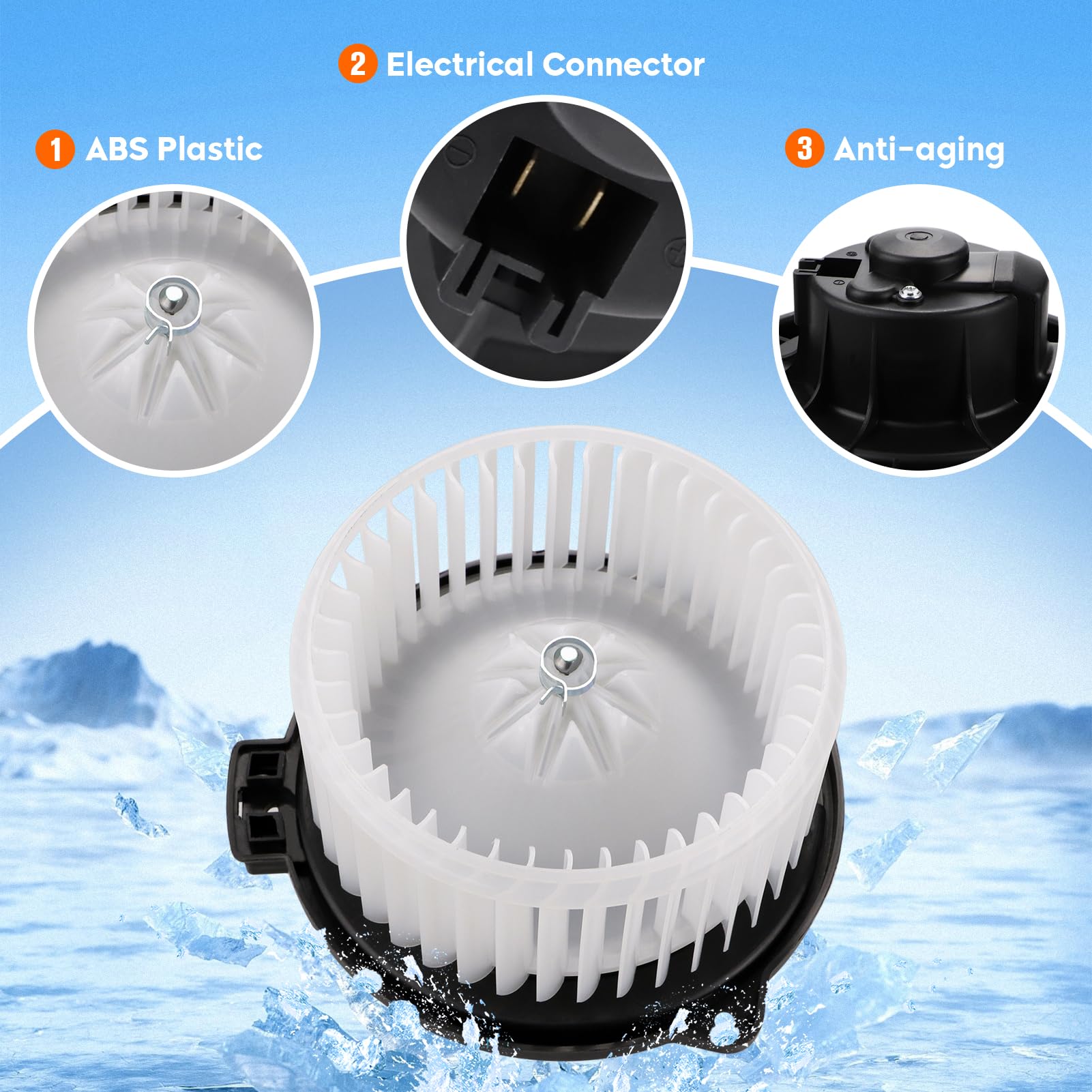 Amazon | ACブロワーモーター ファンケージ付き - 87103-06031、700054